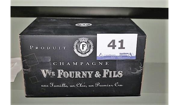 6 flessen Champagne Brut Nature vve Fourny & Fils